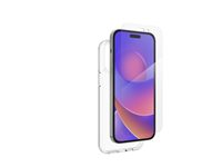 iFrogz Defence - Bagsidecover til mobiltelefon - Krystalklar - med Tempered Glass-skærmbeskytter - for Apple iPhone 14 Pro Max 302010175
