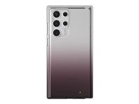 Gear4 Milan - Bagsidecover til mobiltelefon - D3O Crystalex - bourgognerød - for Samsung Galaxy S22 Ultra 702009142