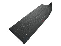 CHERRY STREAM PROTECT MEMBRANE - Tastaturdække - USA engelsk med EURO-symbol, 104 + 10 - bleg grå - for STREAM KEYBOARD, KEYBOARD WIRELESS 61510015