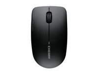 CHERRY MW 2400 - Mus - højre- og venstrehåndet - optisk - 3 knapper - trådløs - 2.4 GHz - trådløs modtager (USB) - sort JW-0710-2