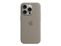 Apple - Bagsidecover til mobiltelefon - MagSafe-kompatibilitet - silicone - ler - for iPhone 15 Pro MT1E3ZM/A