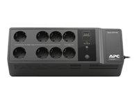 APC Back-UPS BE650G2-GR - UPS - AC 230 V - 400 Watt - 650 VA - output-stikforbindelser: 8 - sort BE650G2-GR