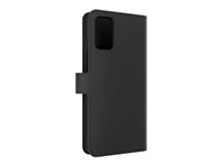 iFrogz Defence - Flipomslag til mobiltelefon - læder - sort - for Samsung Galaxy A03s 302008775