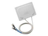 Cisco Aironet Diversity patch - Antenne - 7 dBi - Til montering på væg - for Aironet 1250, 1252AG, 1252G AIR-ANT5170P-R