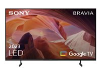 Sony Bravia Professional Displays FWD-50X80L - 50" Diagonal klasse (49.5" til at se) - X80L Series LED-bagbelyst LCD paneldisplay - med TV-tuner - digital skiltning - Smart TV - Google TV - 4K UHD (2160p) 3840 x 2160 - HDR - rammeblink, Direct LED - sort FWD-50X80L