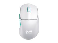 CHERRY Xtrfy M64 - Mus - ergonomisk - optisk - 5 knapper - trådløs - 2.4 GHz - trådløs modtager (USB) - sort CX-M64W-WHITE