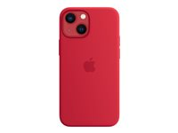 Apple - (PRODUCT) RED - bagsidecover til mobiltelefon - med MagSafe - silicone - rød - for iPhone 13 mini MM233ZM/A