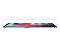 Belkin ScreenForce - Skærmbeskytter for tablet - glas - 12.9" - for Apple 12.9-inch iPad Pro (3. generation) F8W935ZZ