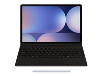 Samsung EF-DX825 - Tastatur og folio-kasse (bogomslag) - AI-tast - med touchpad - trådløs - POGO pin, Bluetooth - sort tastatur, sort etui - for Galaxy Tab S10+, Tab S9 FE+, Tab S9+ EF-DX825BBEGSE