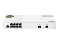 QNAP QSW-M2108-2S - Switch - Administreret - 2 x 10 Gigabit SFP+ + 8 x 2.5GBase-T - desktop QSW-M2108-2S