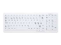 Active Key MedicalKey AK-C7000 - Tastatur - trådløs - 2.4 GHz - Nordisk - hvid AK-C7000F-FU1-W/NOR