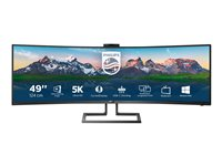 Philips Brilliance P-line 499P9H - LED-skærm - kurvet - 49" - HDR 499P9H/00
