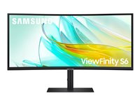 Samsung ViewFinity S6 S34C652UAU - S65UC Series - LED-skærm - kurvet - 34" - HDR LS34C652UAUXEN