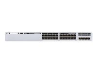 Cisco Catalyst 9300L - Network Essentials - switch - L3 - Administreret - 16 x 10/100/1000 (UPOE) + 2 x 40Gb Ethernet + 8 x 1/2.5/5/10GBase-T - monterbar på stativ - UPOE (722 W) C9300L-24UXG-2Q-E