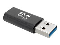 Eaton Tripp Lite Series USB-C to USB-A Adapter (F/M), USB 3.2 Gen 2 (10 Gbps) - USB adapter - 24 pin USB-C (hun) til USB Type A (han) - USB 3.2 Gen 2 / Thunderbolt 3 - 0.9 A - op til 10 Gbps datatransferhastighed - sort - for P/N: U415-002-BDS, U460-004-2A2C-2, U460-004-4A-G2 U329-000-10G