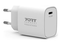 PORT Connect - Strømforsyningsadapter - pocket - 20 Watt - 3 A - PD (24 pin USB-C) 900031EU