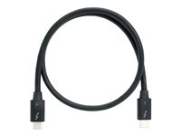 QNAP CAB-TBT4-0M5 - USB-kabel - 24 pin USB-C (han) til 24 pin USB-C (han) - Thunderbolt 4 - 50 cm - passivt, op til 40 Gbps datatransferhastighed CAB-TBT4-0M5