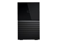 WD My Book Duo WDBFBE0160JBK - Harddisk-array - 16 TB - 2 bays - HDD 8 TB x 2 - USB 3.1 (ekstern) WDBFBE0160JBK-EESN