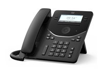 Cisco Desk Phone 9841 - VoIP-telefon - med Trusted Platform Module (TPM) 2.0 med opkalds-ID/opkald venter - SIP, SDP, RTCP, RTP, SRTP - 4 linier - carbon-sort DP-9841-K9=