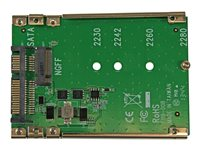 StarTech.com M.2 SATA SSD to 2.5in SATA Adapter - M.2 NGFF to SATA Converter - 7mm - Open-Frame Bracket - M2 Hard Drive Adapter (SAT32M225) - Lagringskontrol - 1 Kanal - SATA 6Gb/s - SATA 6Gb/s - for P/N: BRACKET125PT, BRACKET125PTP, SATERASER4, SDOCK1EU3P2, SDOCK4U313, USB31C2SAT3 SAT32M225