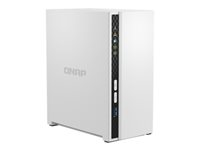 QNAP TS-233 - NAS-server - 2 bays - 4 TB - SATA 6Gb/s - HDD 2 TB x 2 - RAID RAID 0, 1, JBOD - RAM 2 GB - Gigabit Ethernet - iSCSI support TS-233+2XST2000VN003