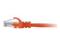 C2G Cat6 Booted Unshielded (UTP) Network Patch Cable - Patchkabel - RJ-45 (han) til RJ-45 (han) - 2 m - UTP - CAT 6 - formet, knastfri, strenget - orange 83576