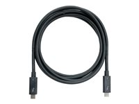 QNAP CAB-TBT4-2M - USB-kabel - 24 pin USB-C (han) til 24 pin USB-C (han) - Thunderbolt 4 - 2 m - aktiv, op til 40 Gbps datatransferhastighed CAB-TBT4-2M