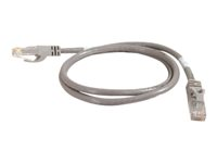C2G Cat6 Booted Unshielded (UTP) Network Patch Cable - Patchkabel - RJ-45 (han) til RJ-45 (han) - 100 m - UTP - CAT 6 - formet, knastfri, strenget - grå 83377