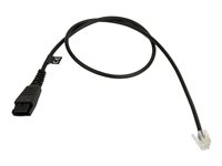 Jabra - Kabel til hovedsæt - Quick Disconnect til RJ-45 - for Jabra GN 2100, GN 2100 3-in-1, GN 2200 8800-00-88