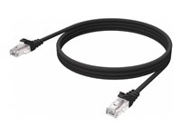 Vision - Netværkskabel - RJ-45 (han) til RJ-45 (han) - 2 m - UTP - CAT 6 - booted, strenget - sort TC 2MCAT6/BL