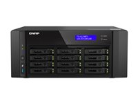 QNAP TS-h1290FX - NAS-server - 12 bays - SATA 6Gb/s / PCIe (NVMe) / U.2 - RAM 128 GB - 25 Gigabit Ethernet / 2.5 Gigabit Ethernet - iSCSI support TS-H1290FX-7302P-128G