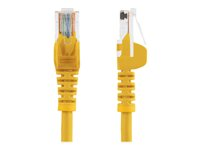 StarTech.com 7m Yellow Cat5e / Cat 5 Snagless Ethernet Patch Cable 7 m - Patchkabel - RJ-45 (han) til RJ-45 (han) - 7 m - UTP - CAT 5e - knastfri - gul 45PAT7MYL