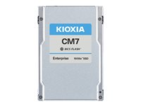 KIOXIA CM7-V Series KCMYXVUG6T40 - SSD - Enterprise, Mixed Use - 6400 GB - rensning omgående sletning (SIE) - intern - 2.5" - PCI Express 5.0 x4 (NVMe) KCMYXVUG6T40