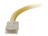 C2G Cat5e Non-Booted Unshielded (UTP) Network Patch Cable - Patchkabel - RJ-45 (han) til RJ-45 (han) - 1 m - UTP - CAT 5e - strenget, uniboot - gul 83101
