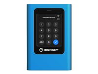 Kingston IronKey Vault Privacy 80 - SSD - krypteret - 3840 GB - ekstern (bærbar) - USB 3.2 Gen 1 (USB-C stikforbindelse) - 256-bit AES-XTS, FIPS 197 - TAA-kompatibel IKVP80ES/3840G