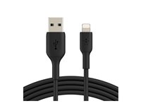 Belkin BOOST CHARGE - Lightning-kabel - Lightning han til USB han - 1 m - sort (pakke med 2) CAA001BT1MBK2PK