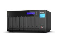 QNAP TVS-h874T - NAS-server - 8 bays - SATA 6Gb/s - RAID JBOD, 0, 1, 5, 6, 10, 50, 60 - RAM 64 GB - 2.5 Gigabit Ethernet - iSCSI support TVS-H874T-I9-64G