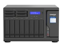 QNAP TVS-h1288X - NAS-server - 12 bays - SATA 6Gb/s - RAID 0, 1, 5, 6, 10, 50, JBOD, 5 hot spare, 6 hot spare, 60, 10 hot reserve, RAID TP - RAM 16 GB - Gigabit Ethernet / 2.5 Gigabit Ethernet / 10 Gigabit Ethernet - iSCSI support TVS-H1288X-W1250-16G