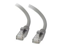C2G Cat5e Booted Unshielded (UTP) Network Patch Cable - Patchkabel - RJ-45 (han) til RJ-45 (han) - 10 m - UTP - CAT 5e - formet, knastfri, strenget - grå 83147