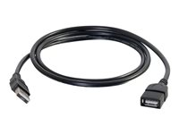 C2G 3.3ft USB Extension Cable - USB A to USB A Extension Cable - USB 2.0 - M/F - USB forlængerkabel - USB (han) til USB (hun) - 1 m - sort 52106