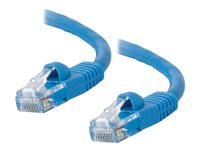 C2G Cat5e Booted Unshielded (UTP) Network Patch Cable - Patchkabel - RJ-45 (han) til RJ-45 (han) - 10 m - UTP - CAT 5e - formet, knastfri, strenget - blå 83167