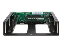 QNAP QDA-A2AR - Intern RAID-enhed - 3.5" to 2 x 2.5" - RAID JBOD, 0, 1 - SATA 6Gb/s QDA-A2AR