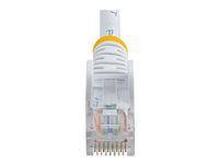 StarTech.com 10m White Cat5e / Cat 5 Snagless Ethernet Patch Cable 10 m - Patchkabel - RJ-45 (han) til RJ-45 (han) - 10 m - UTP - CAT 5e - knastfri - hvid 45PAT10MWH