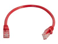 C2G Cat6 Booted Unshielded (UTP) Network Patch Cable - Patchkabel - RJ-45 (han) til RJ-45 (han) - 1 m - UTP - CAT 6 - formet, knastfri, strenget - rød 83446
