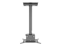 Multibrackets M Pro HD Series - Monteringssæt (justerbar monteringsarm, projektormontering) - for projektor - sort - loftsmonterbar 7350105210587