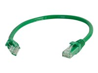 C2G Cat6 Booted Unshielded (UTP) Network Patch Cable - Patchkabel - RJ-45 (han) til RJ-45 (han) - 1 m - UTP - CAT 6 - formet, knastfri, strenget - grøn 83426