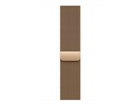 Apple - Løkke for smart watch - 46mm - S/M størrelse - guld MC7K4ZM/A