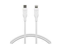 dbramante1928 re-charge - Lightning-kabel - 24 pin USB-C han til Lightning han - 1.2 m - 100 % genbrugt plastik CB12CLWH7085