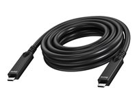 Vision - USB-kabel - 24 pin USB-C (han) til 24 pin USB-C (han) - USB 3.2 Gen 1 / DisplayPort 2.1 - 3 A - 7 m - Active Optical Cable (AOC), USB Power Delivery (60W), 4K60 Hz support - sort TC 7MUSBC/BL