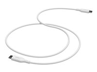 mophie essentials - USB-kabel - 24 pin USB-C (han) til 24 pin USB-C (han) - 2 m - Fast Charging op til 60 W - sort 409913777